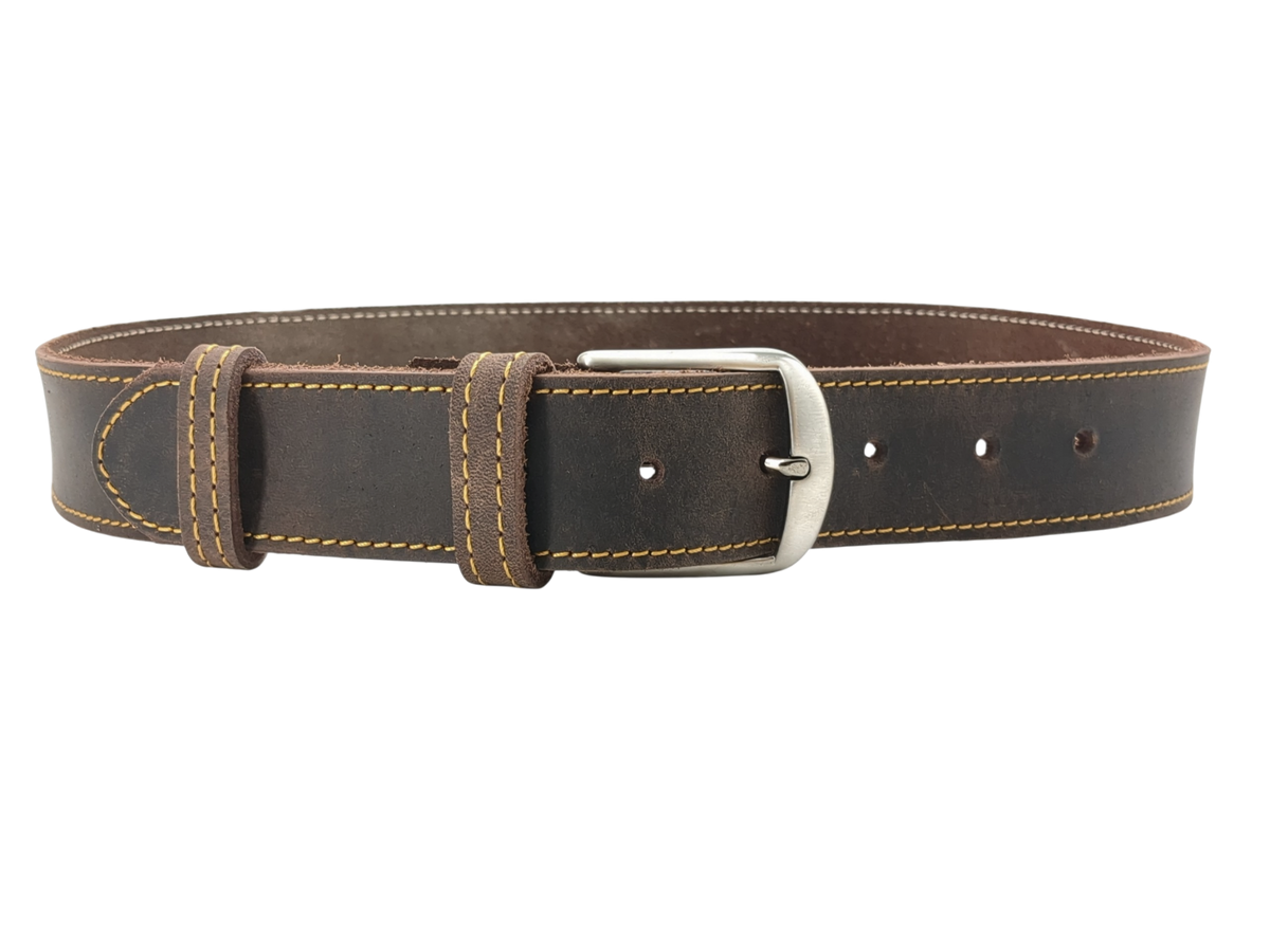 Cuir piqué huilé